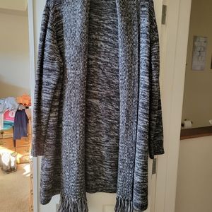 Black and white cardigan